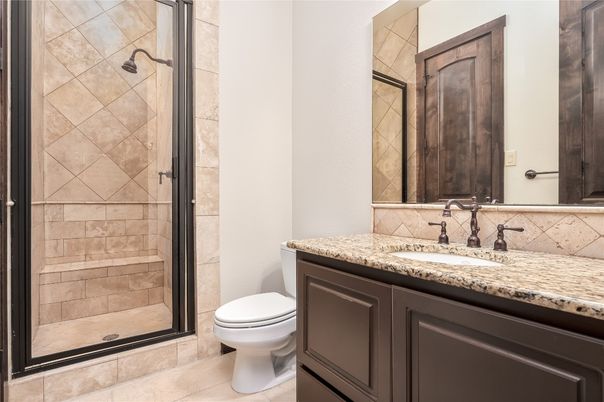 Bathroom, Glass Shower, Interior