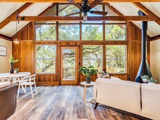Dining room, Interior, Wooden Beams, Wood Texture Flooring