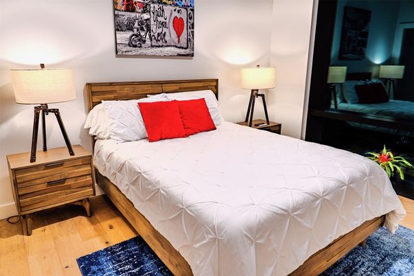 Bedroom, Interior, Wood Texture Flooring