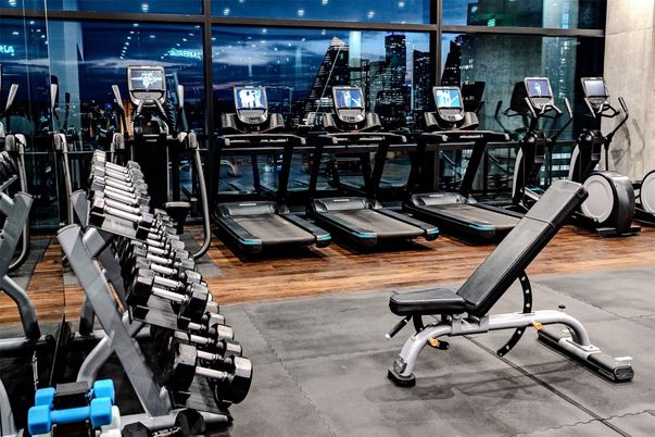 Fitness Equipment, Gym, Interior