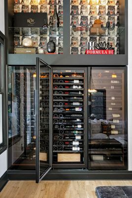 Interior, Wine Storage, Wood Texture Flooring
