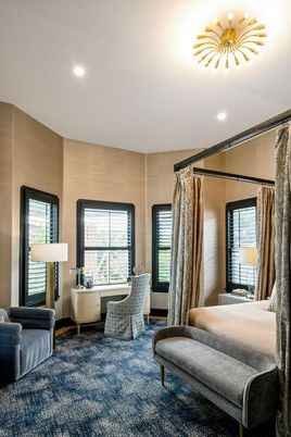 Bedroom, Interior, Recessed Lighting