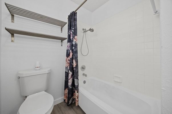 Bathroom, Interior, Wood Texture Flooring