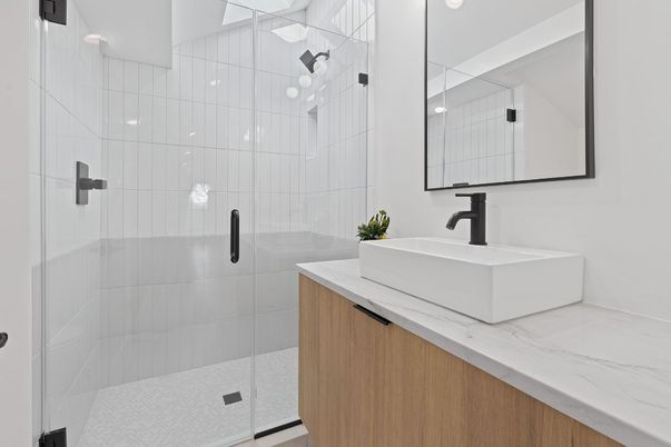 Bathroom, Glass Shower, Interior