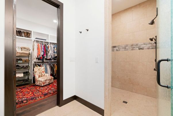 Bathroom, Interior, Recessed Lighting, Walk-in Closets