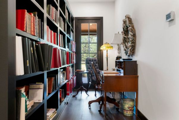Home Office, Interior, Wood Texture Flooring