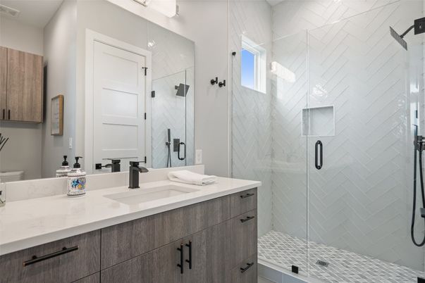 Bathroom, Glass Shower, Interior