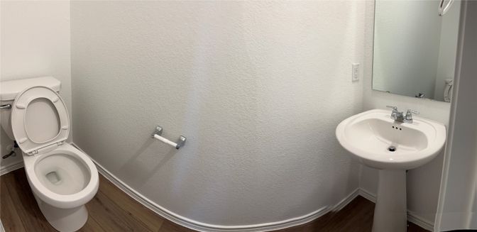Bathroom, Interior, Wood Texture Flooring