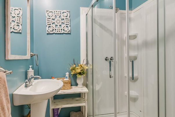 Bathroom, Glass Shower, Interior