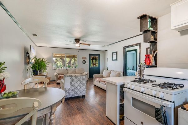 Interior, Kitchen, Living room, Wood Texture Flooring