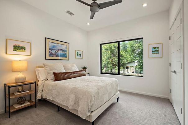 Bedroom, Interior, Recessed Lighting
