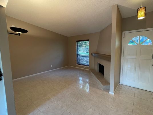 Empty room, Fireplace, Interior