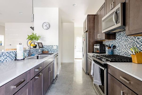 Interior, Kitchen, Recessed Lighting, Stainless Steel Appliances