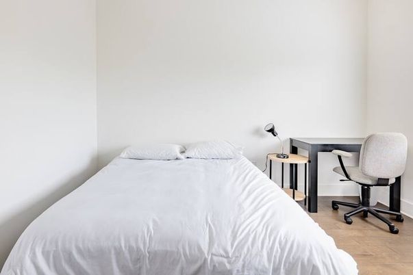 Bedroom, Home Office, Interior, Wood Texture Flooring