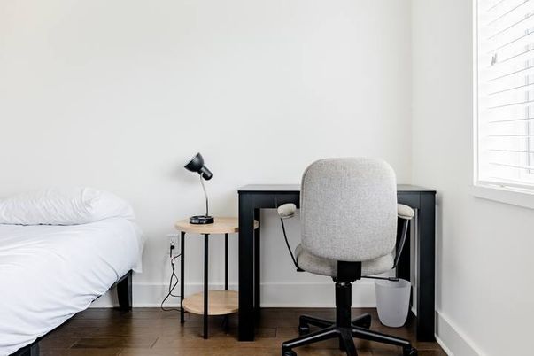 Home Office, Interior, Wood Texture Flooring