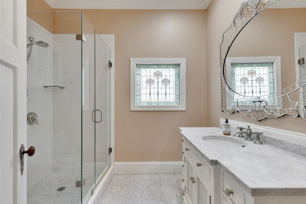 Bathroom, Glass Shower, Interior