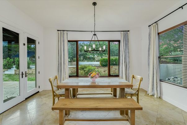 Dining room, Interior, Pendant Lights
