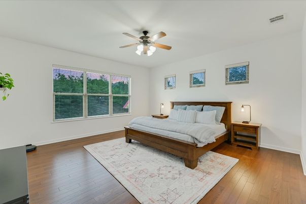 Bedroom, Interior, Wood Texture Flooring