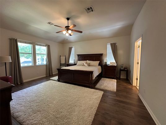 Bedroom, Interior, Wood Texture Flooring