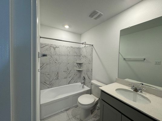 Bathroom, Interior, Marble, Marble Walls, Recessed Lighting