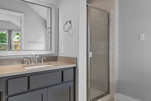Bathroom, Glass Shower, Interior
