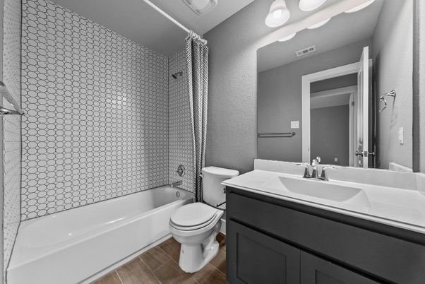 Bathroom, Interior, Wood Texture Flooring