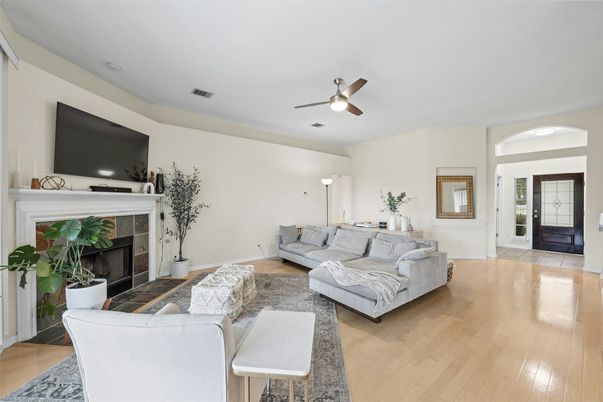 Fireplace, Interior, Living room, Wood Texture Flooring