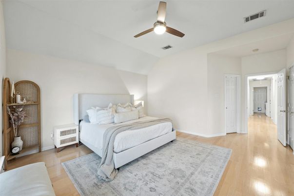 Bedroom, Interior, Wood Texture Flooring
