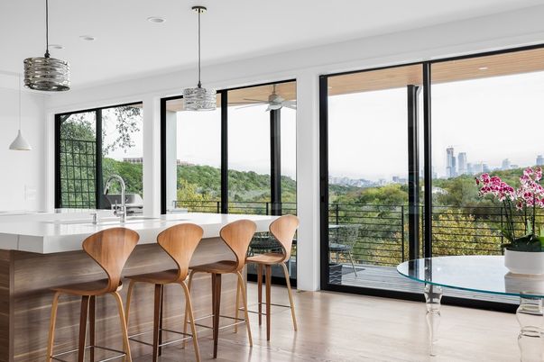 Interior, Pendant Lights, Recessed Lighting, Wood Texture Flooring
