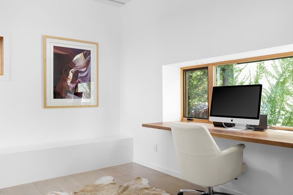 Home Office, Interior, Wood Texture Flooring