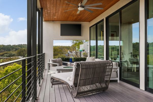 Exterior, Wood Texture Flooring