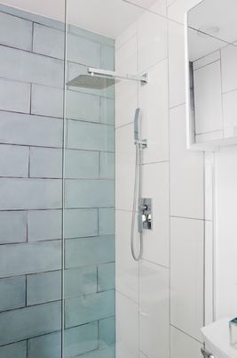 Bathroom, Glass Shower, Interior