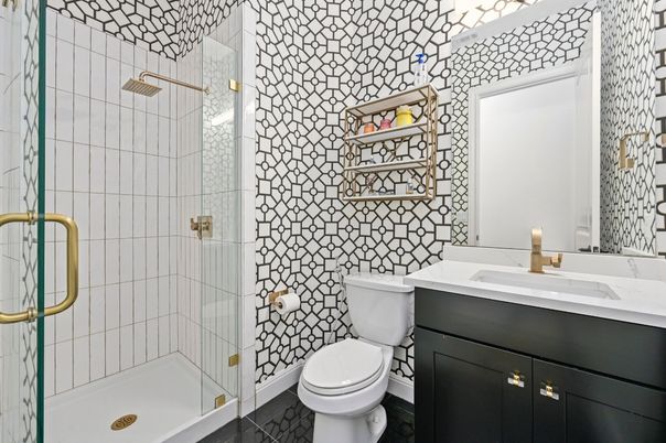 Bathroom, Glass Shower, Interior