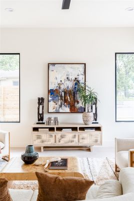Interior, Living room, Recessed Lighting