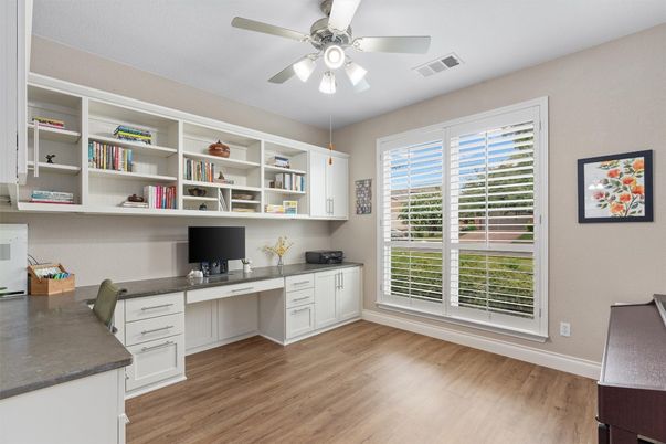 Home Office, Interior, Wood Texture Flooring