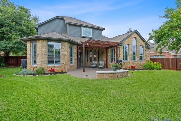 Backyard, Exterior, Facade, Mediterranean