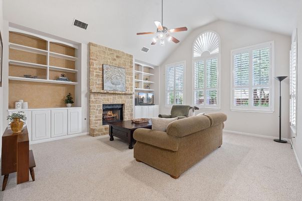 Fireplace, Interior, Living room, Stone Walls