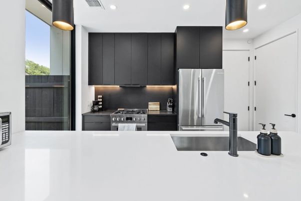 Interior, Kitchen, Recessed Lighting, Stainless Steel Appliances