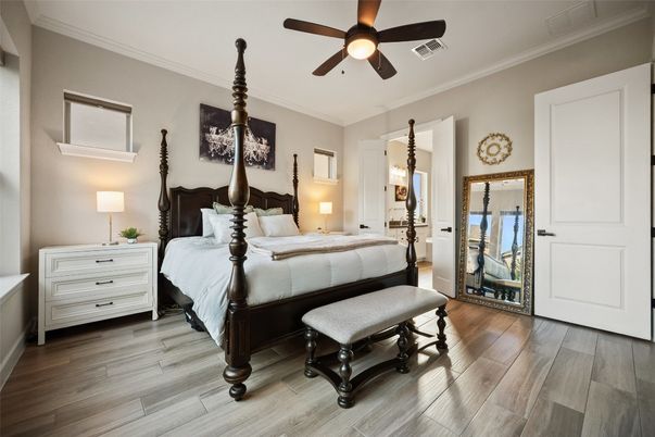 Bedroom, Interior, Wood Texture Flooring
