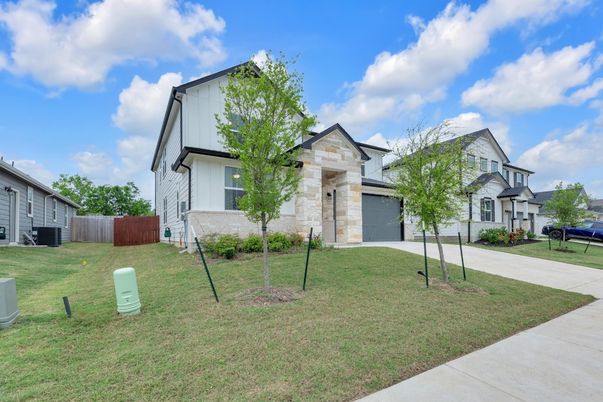 Attached, Backyard, Exterior, Facade, Farmhouse