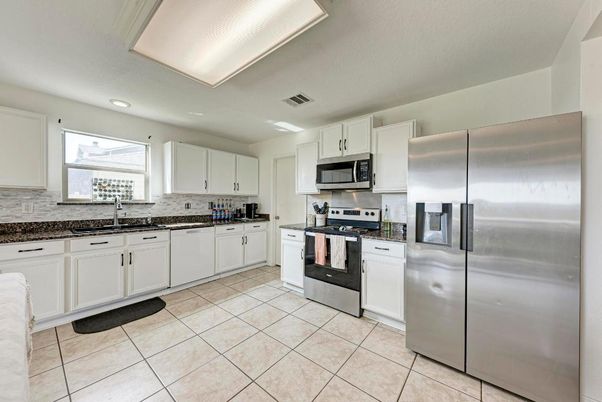 Interior, Kitchen, Recessed Lighting, Stainless Steel Appliances