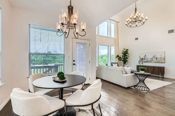 Chandelier, Dining room, Interior, Living room, Wood Texture Flooring