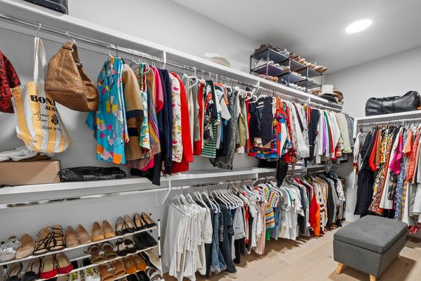 Interior, Recessed Lighting, Walk-in Closets, Wood Texture Flooring