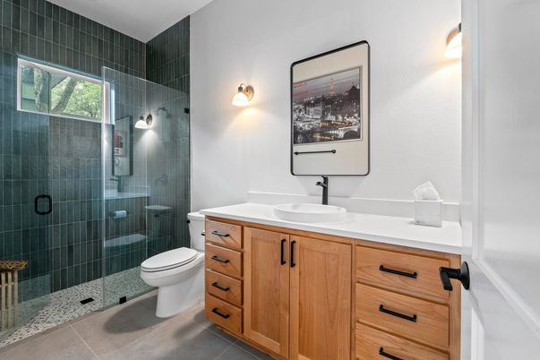 Bathroom, Glass Shower, Interior