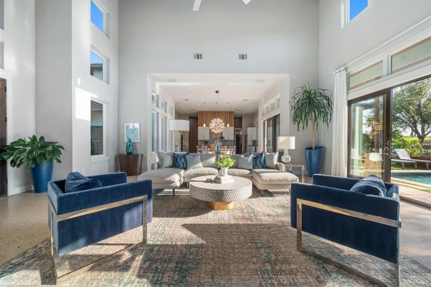 Interior, Kitchen, Living room, Pendant Lights, Recessed Lighting