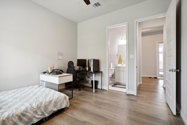 Bedroom, Home Office, Interior, Wood Texture Flooring
