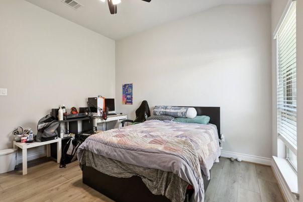 Bedroom, Home Office, Interior, Wood Texture Flooring