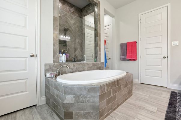 Bathroom, Interior, Wood Texture Flooring