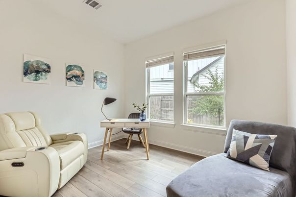 Home Office, Interior, Wood Texture Flooring
