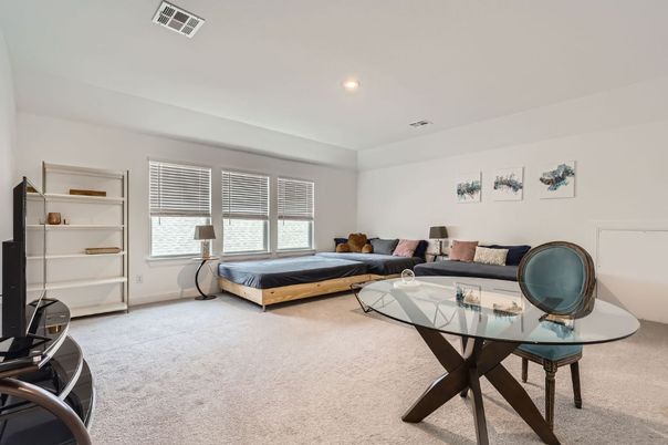 Bedroom, Interior, Recessed Lighting